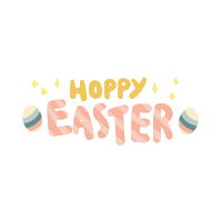 Bunny Easter Sticker by Beauty by Earth