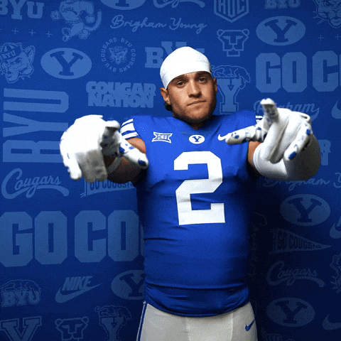 College Football Go Cougs GIF by BYU Cougars