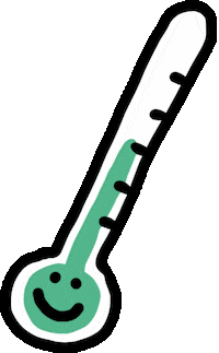 Degree Temperature Sticker by Ruppert Tellac