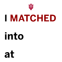 IUSchoolofMedicine matchday2021 iusm iusm2021 iusmmatchday Sticker