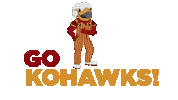 Iowa Kohawks Sticker by Coe College