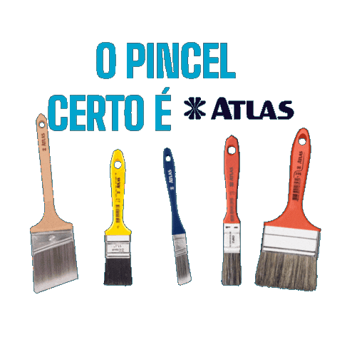 Atlas Pinceis Sticker by Pincéis Atlas