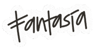 Lettering Fantasia Sticker