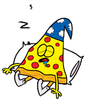 Tired Good Night Sticker by Jon Burgerman