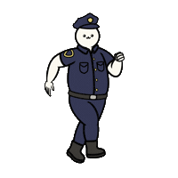 Run Running Sticker