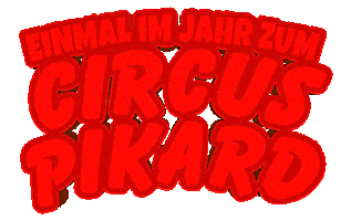 Einmal Im Jahr Zum Circus Pikard Sticker by Circus Pikard