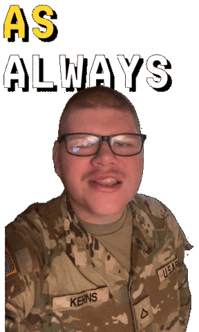 Excited Us Military Sticker by Only_Reilly