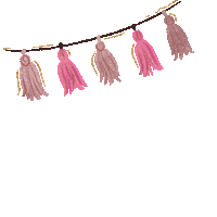 Border Tassel Sticker by Roxy James