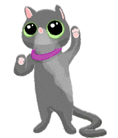 Hungry Cat Sticker by LeviGeorgieBoy