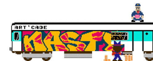 Graffiti Ratp Sticker by Art'cade