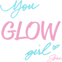 Quote Youglowgirl Sticker by Stroberi