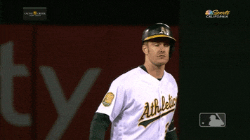 oakland athletics hit GIF by MLB