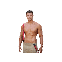 Sexy Man Sticker by Australian Firefighters Calendar