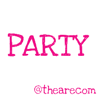 party pink Sticker by THE ARE