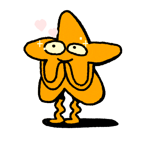 Happy Yellow Star Sticker