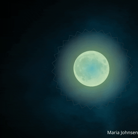Full Moon GIF by Maria Johnsen