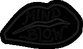 lamaniafashion neon lips mindblow lamania Sticker