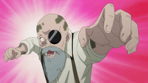EnterTheHero giphyupload anime groping creepy old man GIF