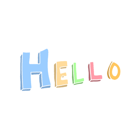 Greetings Hello Sticker