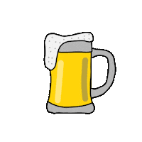 Beer Drinks Sticker by sapitamusic