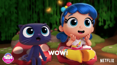 new years wow GIF by True and the Rainbow Kingdom