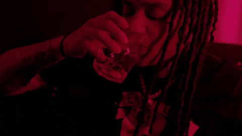 Lilbike Real Love Smoke Red Party Drunk Pills Trippy GIF by Lil Bike