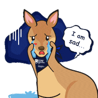 Sad Cry Sticker by UOW Malaysia KDU
