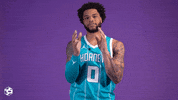 Basketball Applause GIF by Charlotte Hornets