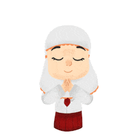 dafalulu girl student islam muslim Sticker