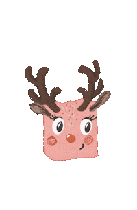 Red Nose Snow Sticker by eineckig