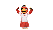 Big Red Lu Sticker by Lamar University