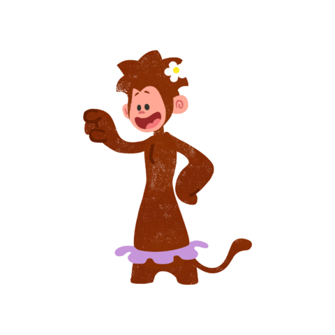 thisisteeandmo giphygifmaker baby monkey toddler Sticker