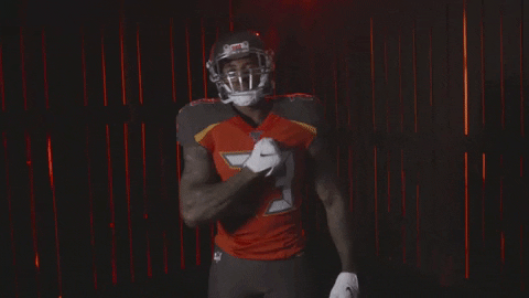 Pumped Up Deone Buccannon GIF by Tampa Bay Buccaneers