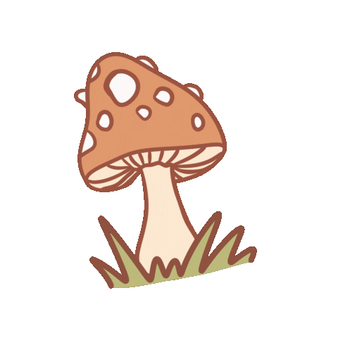 Plants Mushroom Sticker
