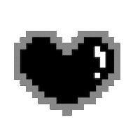 ブラック Love Sticker by LARME