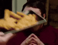 Eat Chicken Tenders GIF