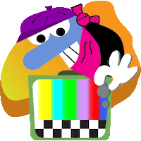 Television Channel Sticker