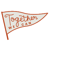 ICANLA flag together banner ican Sticker