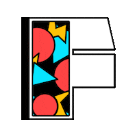 F Alphabet Sticker