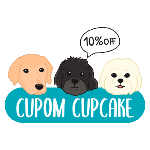 Cupcakedogy Sticker by dog on the go