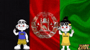 Afghanistan Flag GIF by Zhotcita