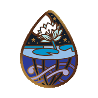 water flowers Sticker