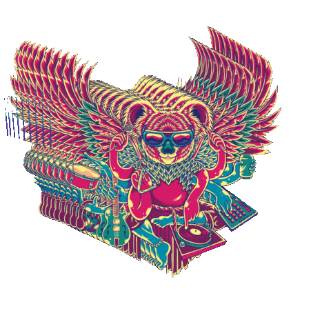 nyeonthehill festival new years eve music festival gippsland Sticker