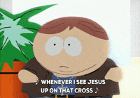 eric cartman jesus GIF by South Park 