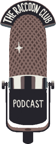 Podcast Mic Sticker by The Raccoon Club