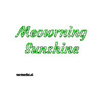 Good Morning Cat Sticker by vankedisi