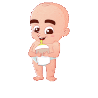 Baby Milk Sticker by Creative Hatti
