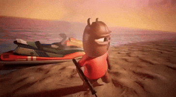 Beach Party GIF by Bobo Memes