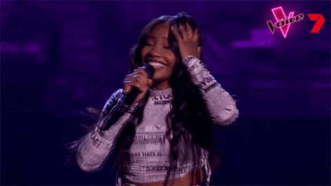 Singer Singing GIF by The Voice Australia
