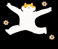 haloochichi 開心 跳 跑 haloochichi GIF